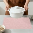 thumbnail image 4 of Unique Bargains Faux Leather Placemats for Kitchen Home Peach Pink 17.7"x11.8", 4 of 6