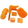 thumbnail image 4 of Kit de lavado de coche genérico de 9 piezas, herramientas de lavado de detalles automáticos, toallas, accesorios de detalles suaves, fáciles de usar naranja, 4 of 9