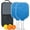 White, variant on Pickleball Paddles Set Of 2, Fiberglass Surface, Adventure Map Print, 4 Balls & Bag