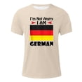 thumbnail image 3 of T-Shirt pour Homme à Imprimé de Lettres Allemandes, Confortable, Estival et Décontracté, en Tissu Extensible, pour l'Intérieur et l'Extérieur, 3 of 6