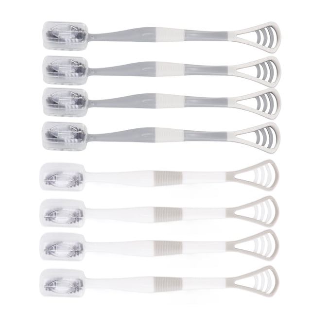 Cepillo de Lengua 2 en 1 Cepillo de Dientes de Lengua Ergonómico Refrescar el Aliento Herramientas Orales Saludables para Todas las Edades ANGGREK Otros
