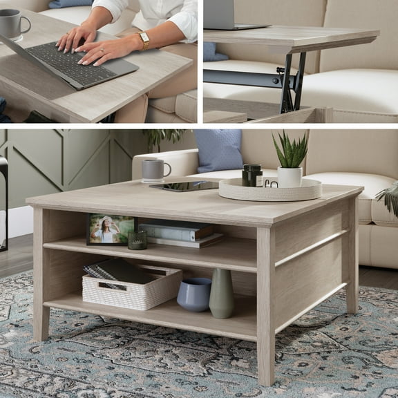 Sauder East Adara Lift-Top Coffee Table, Cascade Oak Finish