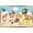 Gold Framed Version, variant on Hello Kitty and Friends: 2023 Seize The Moment - Beach Fun Wall Poster, 22.375" x 34"