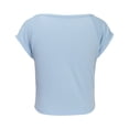thumbnail image 6 of Kids Shirts Sleeveless Square Neck Kids Blue T Shirt Basic Plain Girls Outfits Size 4-5 Years, 6 of 9