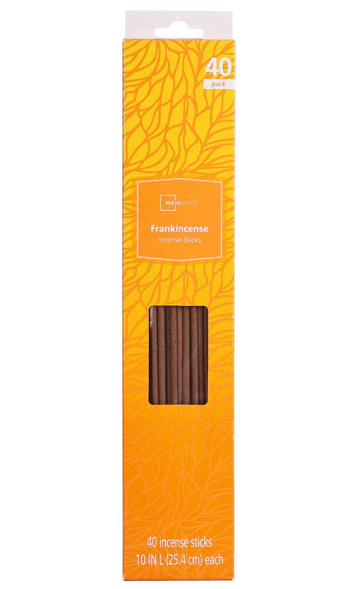 (6 pack) Mainstays Incense Sticks, Frankincense, 40 Pack
