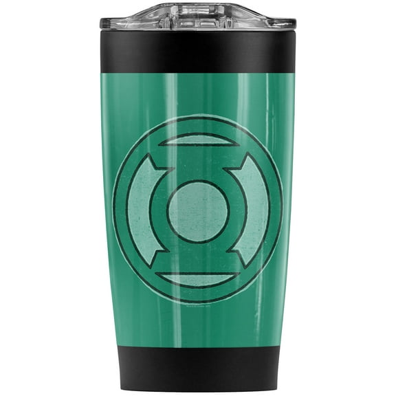 Green Lantern Hand Me Down Stainless Steel Tumbler 20 oz Coffee Travel Mug/Cup, Vacuum Insulated & Double Wall with Leakproof Sliding Lid | Great for Hot Drinks and Cold Beverages