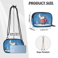 thumbnail image 5 of Crossbody Handbag Phone Purse Mobile Phone Bag Crossbody Phone Bag Comfortable and Durable Beautiful Santa Claus Cute, 5 of 7