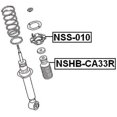 thumbnail image 2 of Febest REAR SHOCK ABSORBER BOOT # NSHB-CA33R OEM 55240-2Y000, 2 of 2