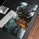 thumbnail image 4 of Alfombrilla de ratón XXL de Anime Dark Soul, alfombra con diseño de paisaje, alfombrilla grande para escritorio de juegos, alfombrillas de ratón con borde de bloqueo con impresión HD, 4 of 5