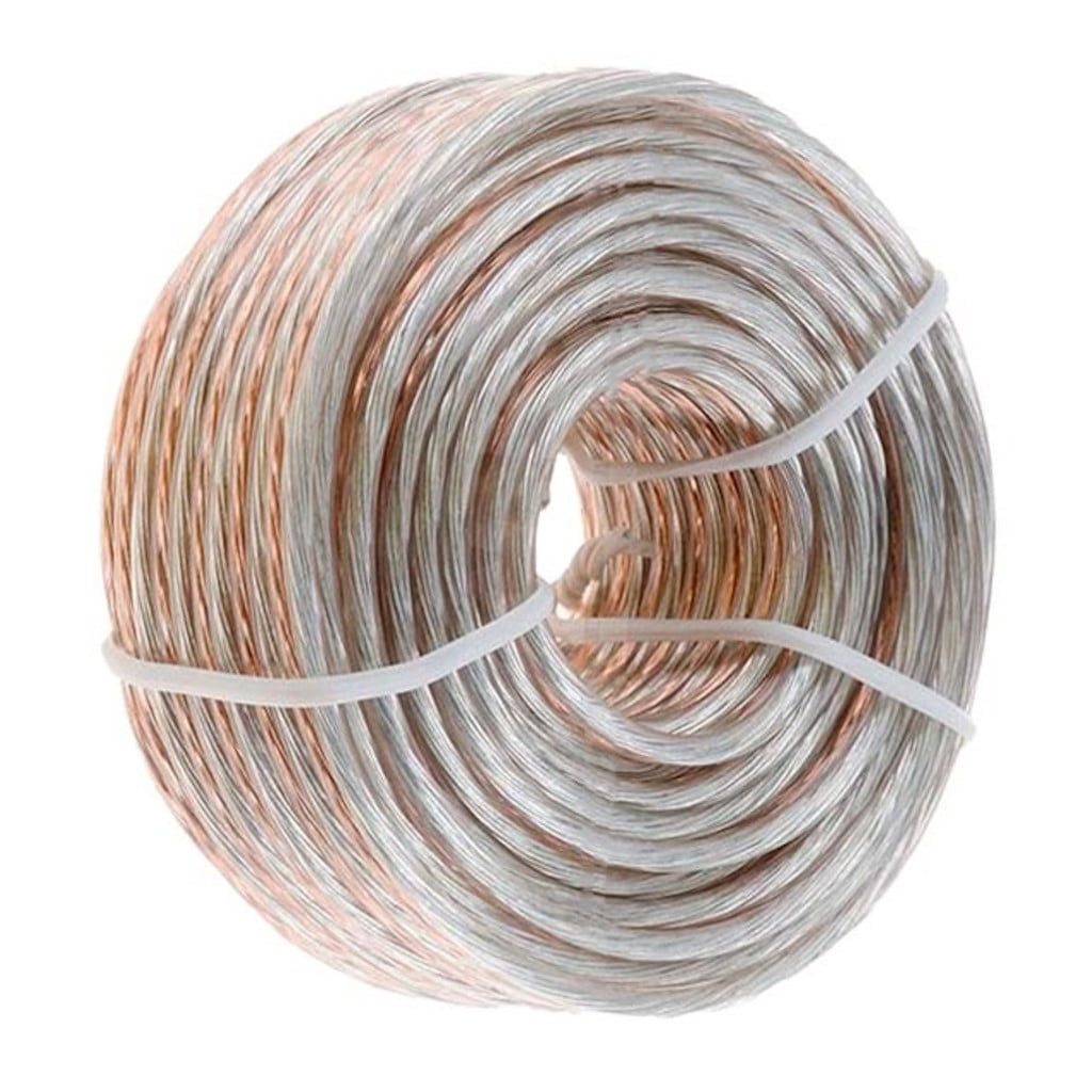 KarParts360 Speaker Wire | Clear Housing Color | Nylon Insulation Material | Generate Output | Bare Copper Electrical Wire Type | Excluded Gold Plated Contacts | Both Indoor/Outdoor