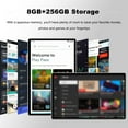 thumbnail image 2 of Tablet Tablet 8GB+256GB 10.1 Inch Screen 5G Calling Snapdragon 888 Processor 128GB Expandable Memory Large Storage Capacity 1920x1200 Large Screen BT5.0 7000mAh Battery Long, 2 of 6