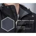 thumbnail image 4 of Chaqueta de invierno SPOSULEI impermeable con forro polar y capucha, talla 3XL, 4 of 6
