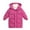 Hot Pink, variant on Darzheoy Down Jackets For Children Solid Color Long Sleeve Quilted Jackets Casual Comfortable Fall Winter Pockets Zipper Tops Coats ,Size 4-9 Years