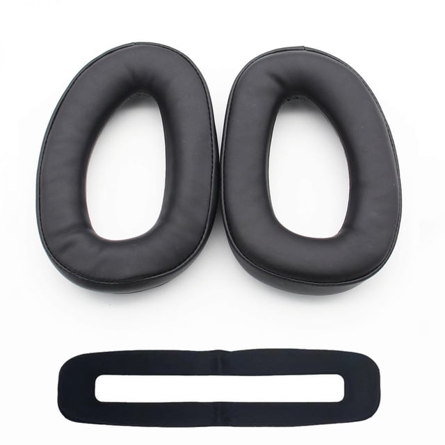 Almohadillas de repuesto compatibles con Sennheiser, compatibles con auriculares supraurales de Sennheiser 300 301 302 303 350 370