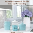 thumbnail image 7 of Ceramics Creamer,Milk Creamer Pitcher 12 OZ (Turquoise), 7 of 7