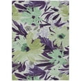thumbnail image 2 of Addison Rugs Chantille Indoor/Outdoor Transitional Floral Purple Washable Rectangle Rug, 5' x 7'6", 2 of 6
