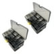 thumbnail image 1 of 2X Caja de Aparejos de Pesca de Doble Capa SeñUelos Cebo Estuche de Almacenamiento Organizador Contenedor Organizador Contenedor Accesorios, 1 of 5