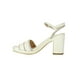 thumbnail image 3 of Sandalia de vestir Tacones Mujer Sintetico Blanco Leche Leon 094015, 3 of 4