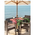thumbnail image 3 of Outdoor Tablecloth with Umbrella Hole for Patio/Picnic/Party/Camping, Pink Tulip Waterproof Table Cloth Square Cover Washable, Spring Floral Summer Botanical Vintage Gray (54"x 54"), 3 of 9
