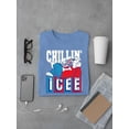thumbnail image 3 of Relaxed ICEE Chill Mode - Bear Fun Graphic Men's T-shirt, 3 of 4