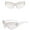SS-White, variant on Glasses AURORADY Sunglasses for Women Slimming Sunglasses Internet Famous Trendy Styles Sun, B