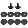 thumbnail image 6 of DINHEAROM 2 Cymbal Sleeves Practical Drum Felt Pad Felt and Plastic for Family Friends Home Use, 6 of 8
