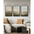 thumbnail image 3 of Drsoum Landscape 16x24in3pcs Black Framed Canvas Wall Art Vintage Dusk in The Forest Classic Paints Farmhouse Decor, 3 of 6