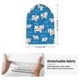 thumbnail image 2 of Lsque Cows Milk Pattern Knitted Beanie, Unisex Winter Hat, Knit Hat Winter Beanies Thick Fisherman Beanies Cuffed Plain Skull Caps, 2 of 6