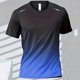 thumbnail image 4 of Camisetas para hombre Camiseta deportiva Camisetas de manga corta con degradado de secado rápido Entrenamiento al aire libre Entrenamiento de baloncesto Ropa para correr para hombre, 4 of 5