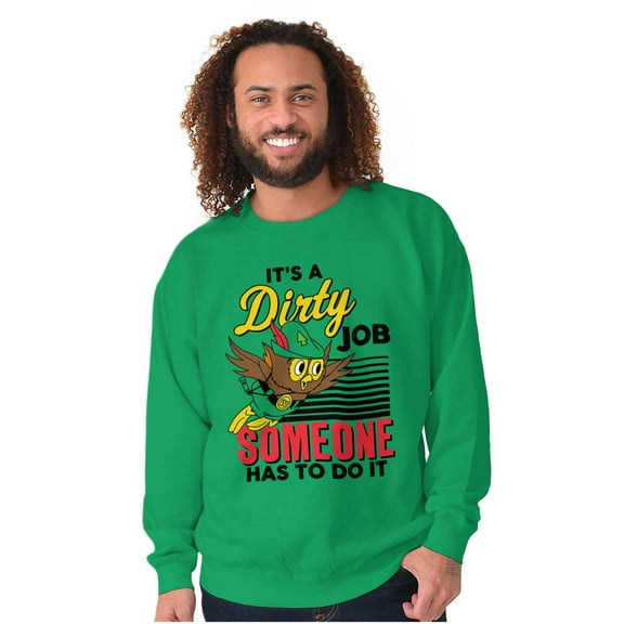 Woodsy Owl US Forest Service Cartoon Sweatshirt for Men or Women Brisco Brands S