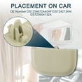 thumbnail image 3 of Unique Bargains Makeup Mirror Cover Sun Visor Cap Clip for Ford Edge No.DS7Z4273AA Beige 1 Set, 3 of 6