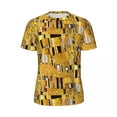 thumbnail image 4 of Running T-Shirt For Male Gustav Klimt Art T Shirts Novelty The Kiss Pattern Summer Tee Shi, 4 of 4