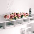 thumbnail image 6 of Clear Acrylic Flower Vase Rectangular Floral Centerpiece,15.7 Inches Rectangular Floral Centerpiece for Dining Table,Long Rectangle Decorative Modern Vase for Weddings Home, 6 of 6