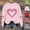 Pink-04, variant on STETMN Valentine's Day Sweatshirt for Women Heart Print Loose Top Fleece Lined Warm T-shirt