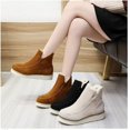 thumbnail image 5 of Classic Anti-Slip Ankle Snow Booties Warm Fur Lining Boots Keep Warm, Cold Resistant - Various Styles are Available, 5 of 8