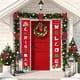 thumbnail image 1 of Adornos navideños, adornos navideños, regalos navideños, cortina de puerta con pareado navideño, decoración de fiesta personalizada, cubierta de puerta, fondo de bandera navideña, tela de fibra de pol, 1 of 6