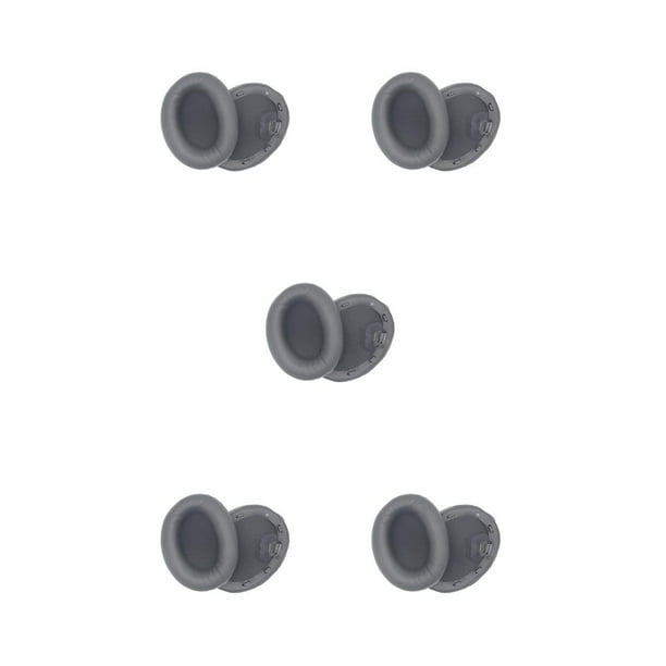 Inteprter Almohadillas para los oídos Cojín Montado en la cabeza Negro Marrón Estilo simple Auriculares Reemplazo de auriculares para Type2 NO2