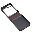 thumbnail image 2 of Case Designed for Samsung Galaxy Z Flip 5 5G, Premium PU Leather Classic for Men Women Shockproof Ultra Slim Drop Protective Phone Case Cover for Samsung Galaxy Z Flip 5, Brown, 2 of 6
