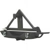 N-Fab Inc J0776612 07-13 Wrangler JK Rear Bumper with O Tire Carrier, Textured Black