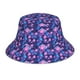thumbnail image 1 of Balery Blue Skull Rose Sombreros para el sol para hombre y mujer, sombrero de pescador con UPF 50+, 1 of 6