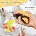 thumbnail image 4 of Banana Toothbrush Travel Case, 2-in-1 Toothbrush Head Cover & Portable Toothpaste Container,   Built-in Hanging Rope for Vacation, Camping, 4 of 13