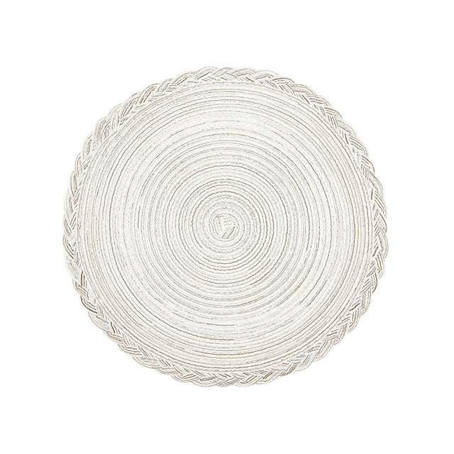 Table Pads for Dining Room Table 18Cm Ramie Cotton Yarn Dining Table Mat Heat Insulation Pad Placemats for Dining Table