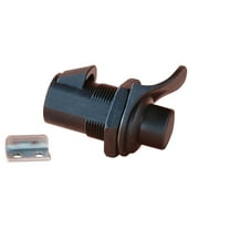 RV Designer L536 Push Button Compartment Lock - Non-Locking, 1"