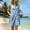 Light Blue women's sleeveless button down dress a1, variant on Women's Collared Sleeveless Button Down Mini Dresses Lightweight A-Line Flowy Boho Casual Beach Vacation Swing Dresses, Navy 2XL