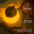 thumbnail image 2 of Luz nocturna Luz de lactancia para niños con interruptor táctil, lámpara táctil de 1800-6500 K para habitación de bebé, 2 of 5