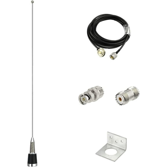 NMO Mount VHF Antenna for Car, Truck, Ham Radio