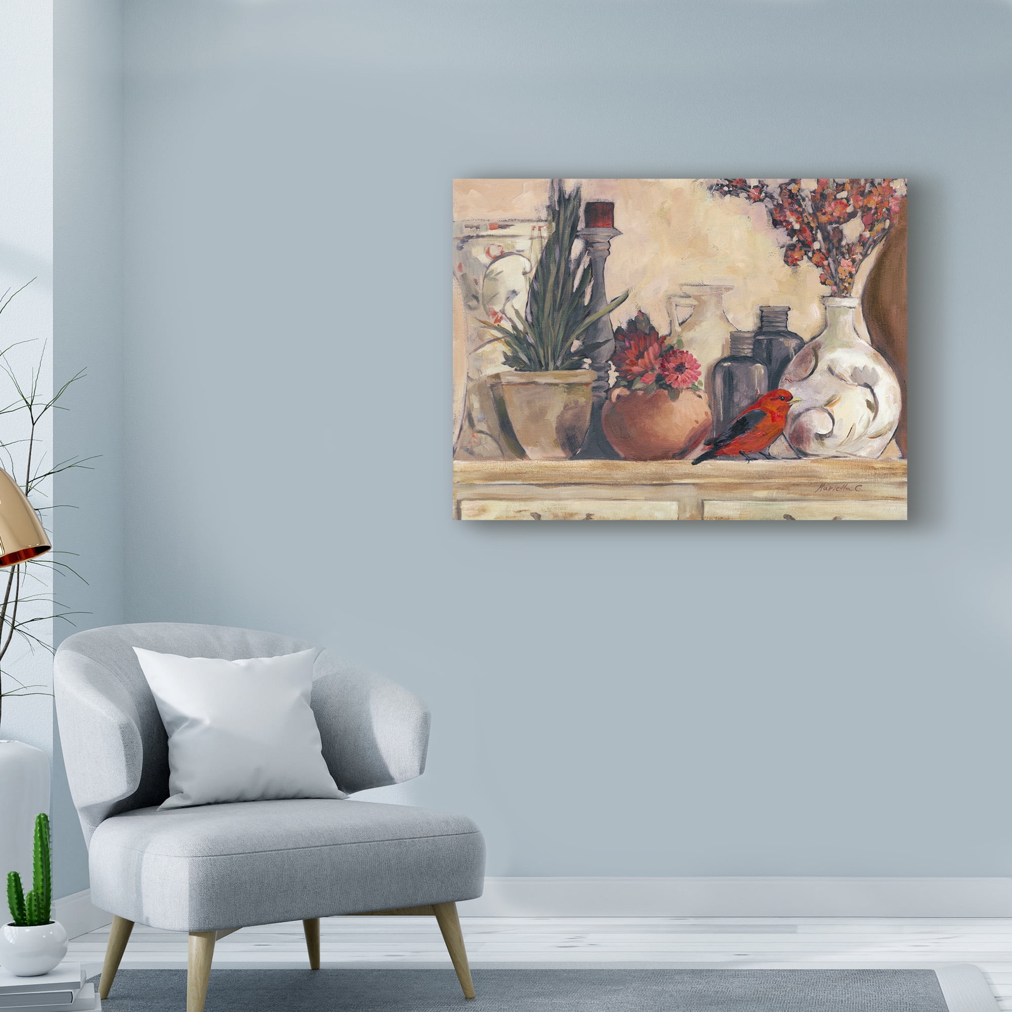 Trademark Fine Art 'Vases And Pots' Canvas Art by Marietta Cohen