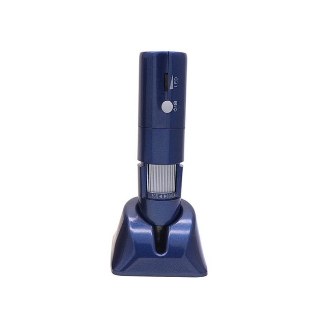 Microscopio Irfora Microscopio digital 1080P WIFI 1000x con lupa portátil ajustable de 8 luces LED para tableta IOS / Android / teléfono azul Irfora Microscopio