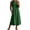 GreenB, variant on Women's Casual Dresses with Side Pockets Round Neck Sleeveless Loose Straight Double Layer Hem Casual Midi Dress for Loungewear Vacation Daily Wear and Beach