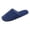 43#Navy, variant on Indoor House Slippers for Women Men Lightweight Cotton Home Slippers Cozy Soft Bedroom Shoes Couple Travel Portable Slippers Non Slip Floor Warm Slippers